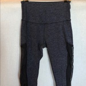 High waist beyond yoga leggings with mesh side
